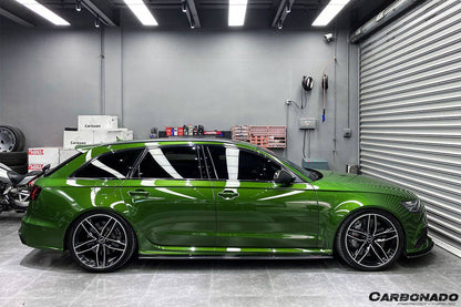 Carbonado 2013-2018 Audi RS6 Avant MN Style Carbon Fiber Side Skirts