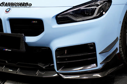 Carbonado AD Style Dry Carbon Fiber Front Splitter Lip | 2021-2024 BMW M2 G87