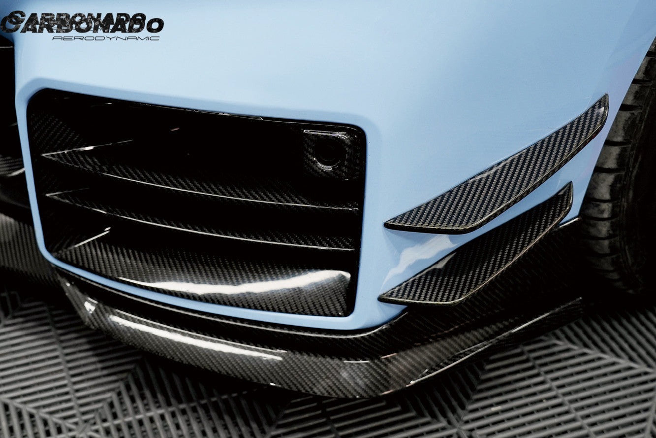 Carbonado AD Style Dry Carbon Fiber Front Splitter Lip | 2021-2024 BMW M2 G87