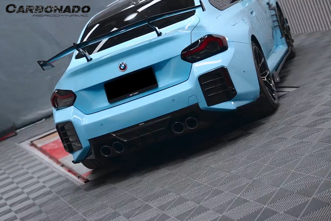 Alerón de maletero de fibra de carbono seco estilo AD para BMW M2 G87 Carbonado 2021-2024