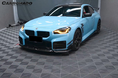 Carbonado AD Style Dry Carbon Fiber Front Splitter Lip | 2021-2024 BMW M2 G87