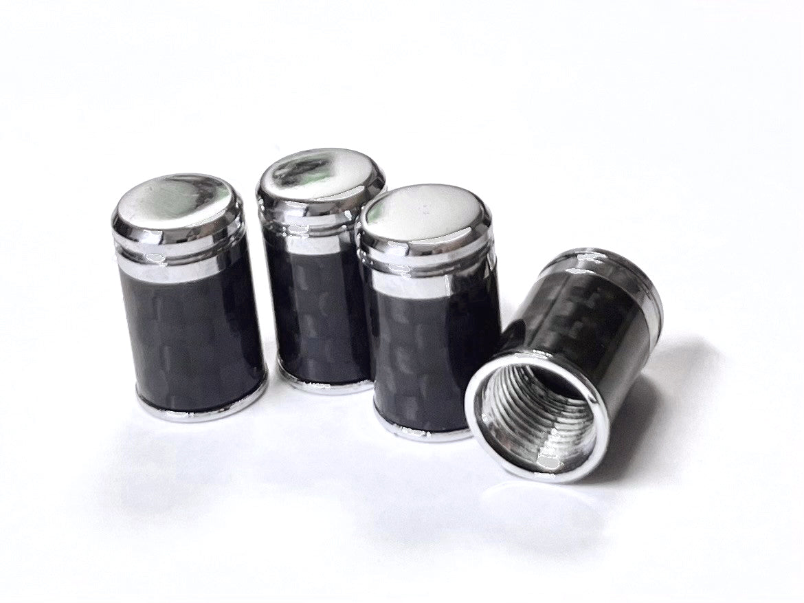 Tapas de vástago de válvula de fibra de carbono Prosport 