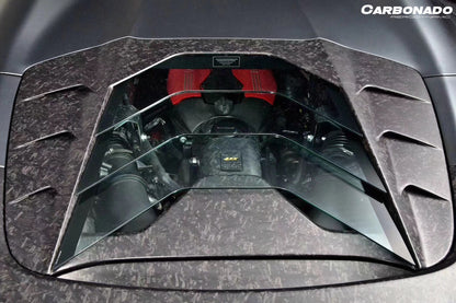 Carbonado 2015-2019 Ferrari 488 Spider MSY Style Carbon Fiber Engine Hood