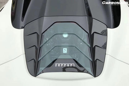 Carbonado 2015-2019 Ferrari 488 Spider MSY Style Carbon Fiber Engine Hood