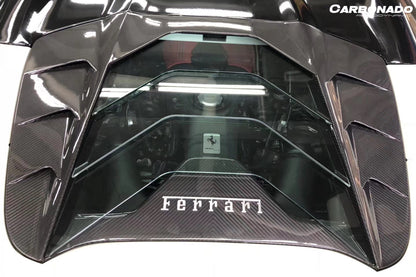 Carbonado 2015-2019 Ferrari 488 Spider MSY Style Carbon Fiber Engine Hood