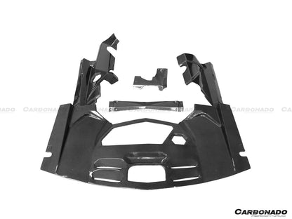 Carbonado 2011-2016 Lamborghini Aventador LP700 Coupe Carbon Fiber Engine Bay Cover Interior Replacement