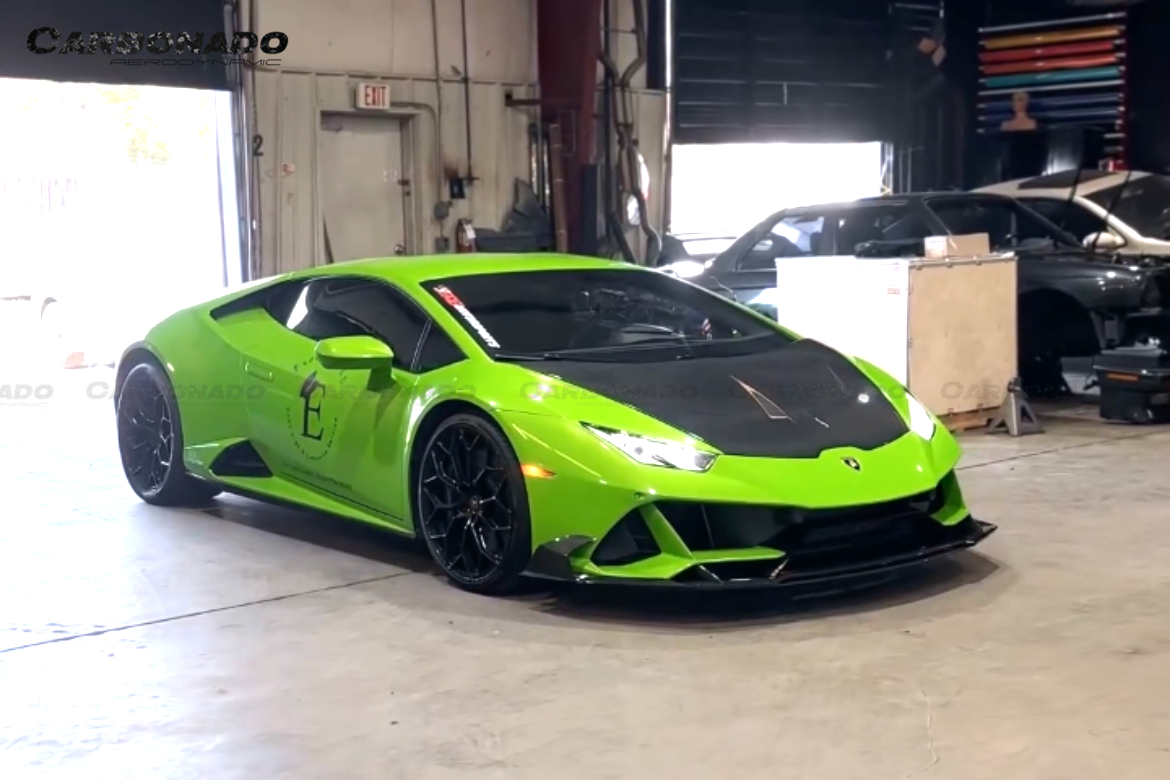 Carbonado 2015-2025 Lamborghini Huracan LP610  LP580  Evo  Tecnica CADO Style Carbon Fiber Hood