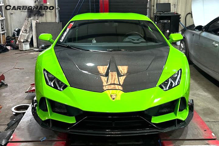 Carbonado 2015-2025 Lamborghini Huracan LP610  LP580  Evo  Tecnica CADO Style Carbon Fiber Hood