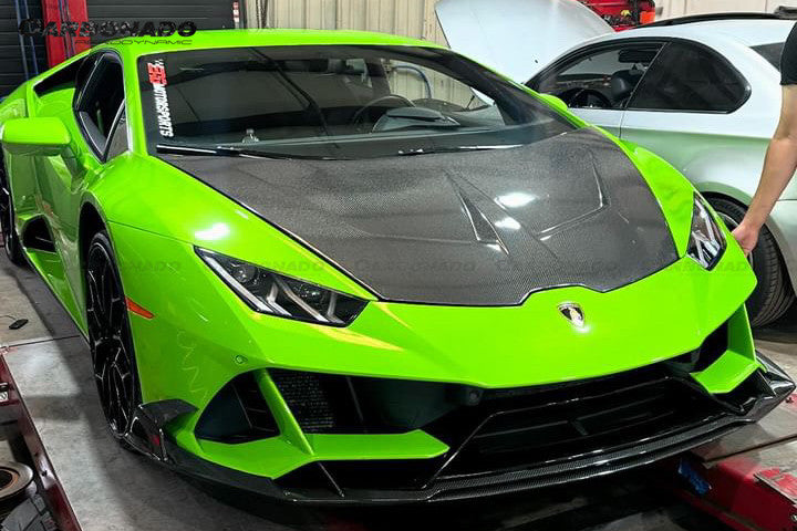 Carbonado 2015-2025 Lamborghini Huracan LP610  LP580  Evo  Tecnica CADO Style Carbon Fiber Hood