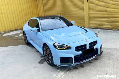 Parrilla inferior de fibra de carbono seca estilo OD-AP para BMW M2 G87 2021-2024 Carbonado
