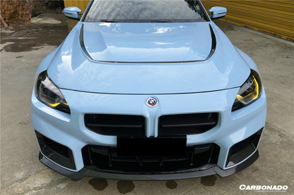 Parrilla inferior de fibra de carbono seca estilo OD-AP para BMW M2 G87 2021-2024 Carbonado