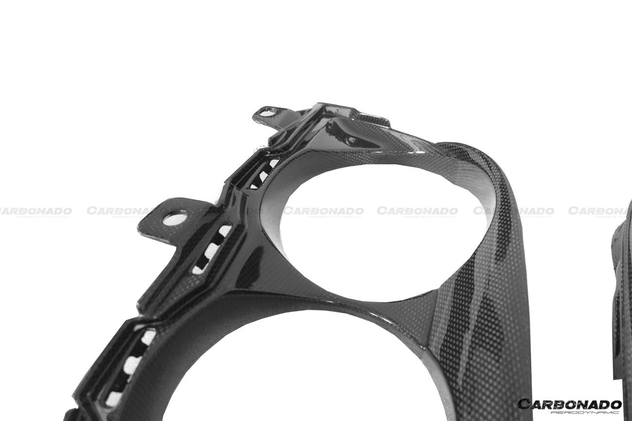 Carbonado 2017-2026 Ferrari 812 Superfast OEM Style Dry Carbon Fiber Tail Lights Surround Satellites