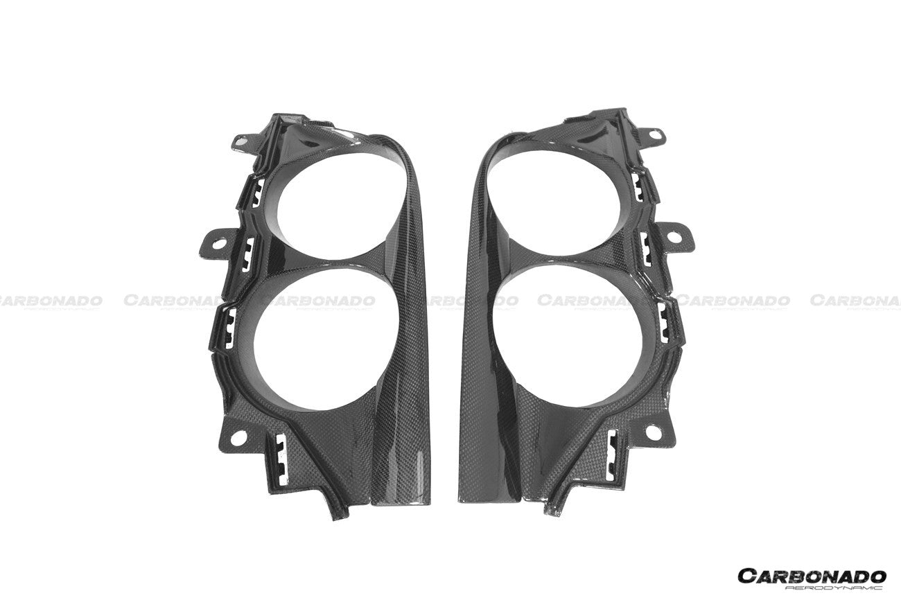 Carbonado 2017-2026 Ferrari 812 Superfast OEM Style Dry Carbon Fiber Tail Lights Surround Satellites