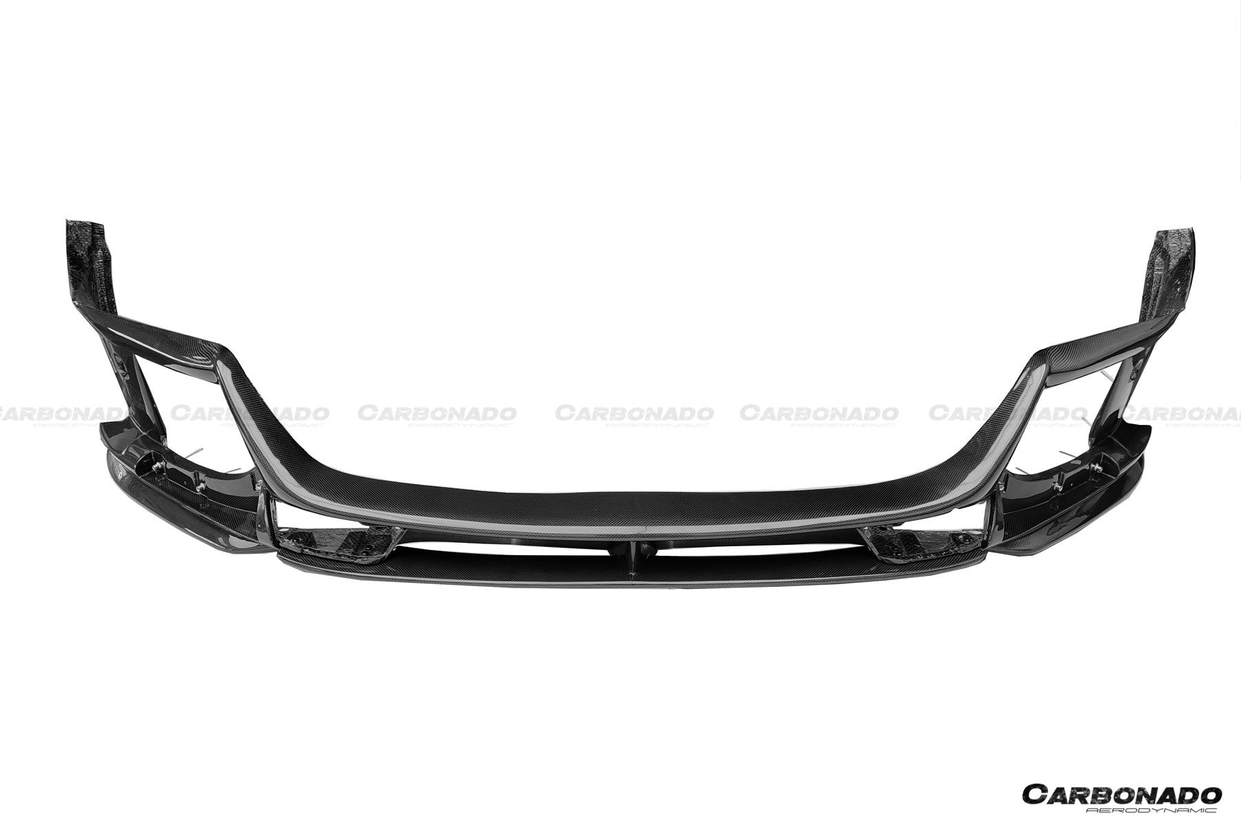 Borde delantero de fibra de carbono seco estilo OEM Ferrari Purosangue FUV tipo F175 Carbonado 2023-2025