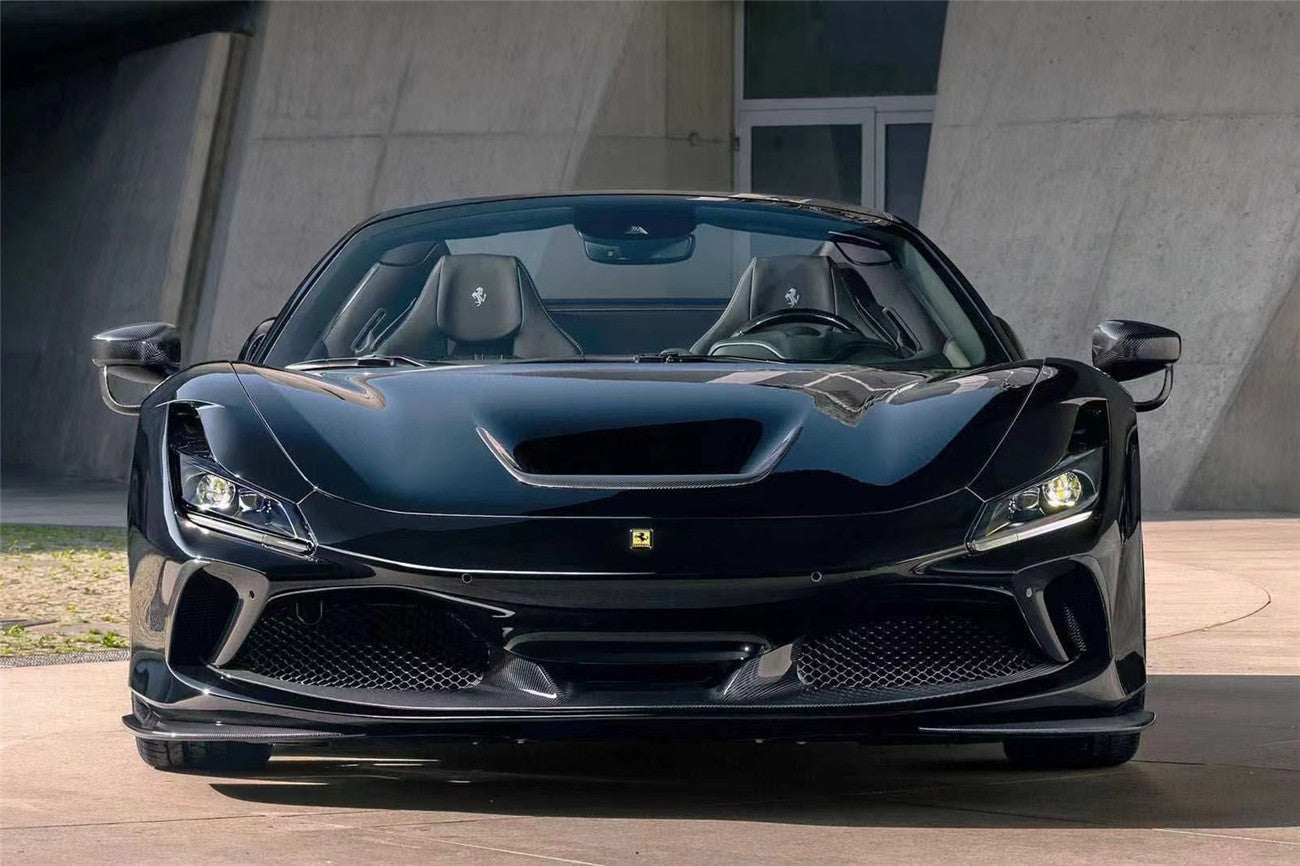 Carbonado NVT Style Dry Carbon Fiber Hood Vents | 2019-2024 Ferrari F8