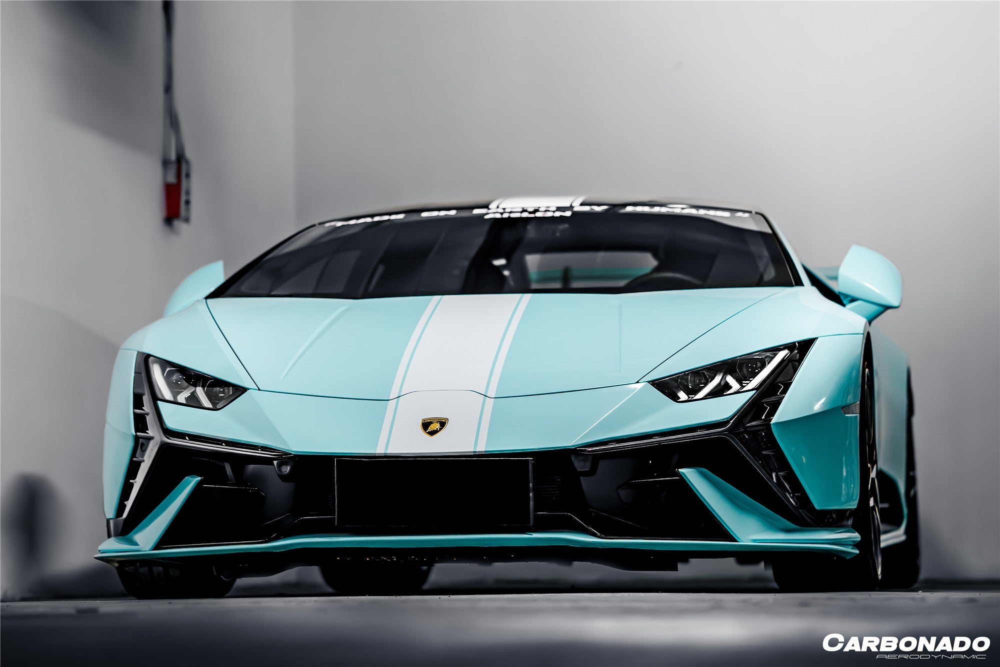 Carbonado 2015-2025 Lamborghini Huracan LP610   LP580   Evo Tecnica Style Front Bumper