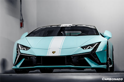Carbonado 2015-2025 Lamborghini Huracan LP610   LP580   Evo Tecnica Style Front Bumper