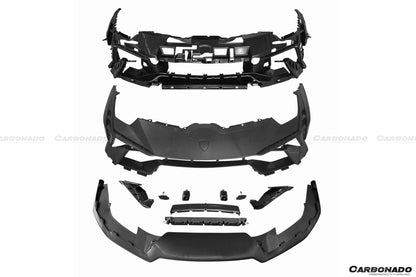 Carbonado 2015-2025 Lamborghini Huracan LP610   LP580   Evo Tecnica Style Front Bumper