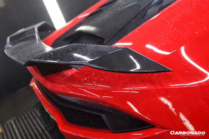 Carbonado 2015-2025 Lamborghini Huracan LP610   LP580   Evo   Tecnica MSY Style Carbon Fiber Trunk Spoiler Wing