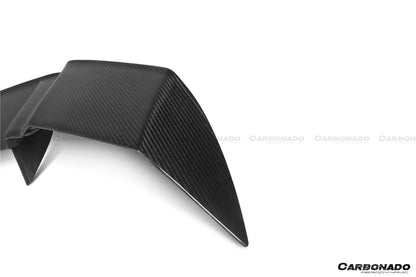 Carbonado 2015-2025 Lamborghini Huracan LP610   LP580   Evo   Tecnica MSY Style Carbon Fiber Trunk Spoiler Wing