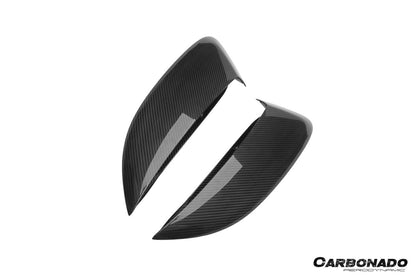 Carbonado 2017-2025 Porsche 718 Cayman Boxster GT4 Style Dry Carbon Fiber Quarter Panel Side Scoops