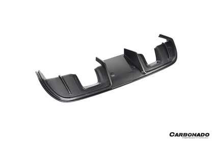 Carbonado 2017-2025 Porsche 718 Cayman Boxster GT4 Style Dry Carbon Fiber Rear Diffuser Lip