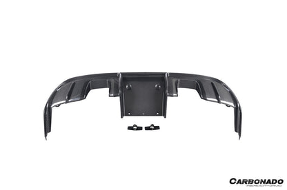 Carbonado 2017-2025 Porsche 718 Cayman Boxster GT4 Style Dry Carbon Fiber Rear Diffuser Lip