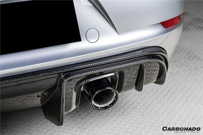 Carbonado 2017-2025 Porsche 718 Cayman Boxster GT4 Style Dry Carbon Fiber Rear Diffuser Lip