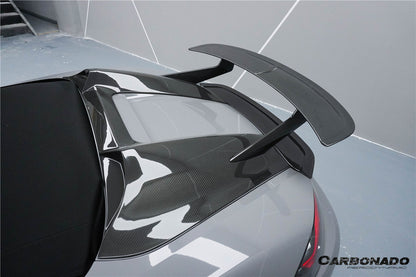 Carbonado 2012-2025 Porsche 718 981 Boxster HU Style Dry Carbon Fiber Hump Spoiler Wing