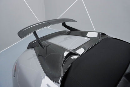 Carbonado 2012-2025 Porsche 718 981 Boxster HU Style Dry Carbon Fiber Hump Spoiler Wing