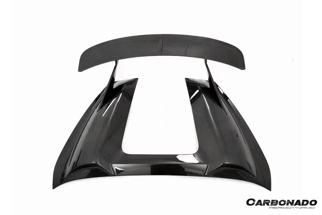 Carbonado 2012-2025 Porsche 718 981 Boxster HU Style Dry Carbon Fiber Hump Spoiler Wing