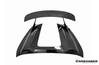 Carbonado 2012-2025 Porsche 718 981 Boxster HU Style Dry Carbon Fiber Hump Spoiler Wing