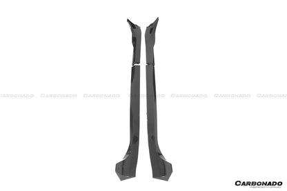 Carbonado 2024-UP Tesla Model 3 Highland RWD & AWD Fast Style Carbon Fiber Pattern Look body kit