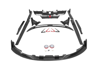 Kit de carrocería con diseño de fibra de carbono estilo Turbo Tesla Model 3 Highland RWD y AWD 2024-UP