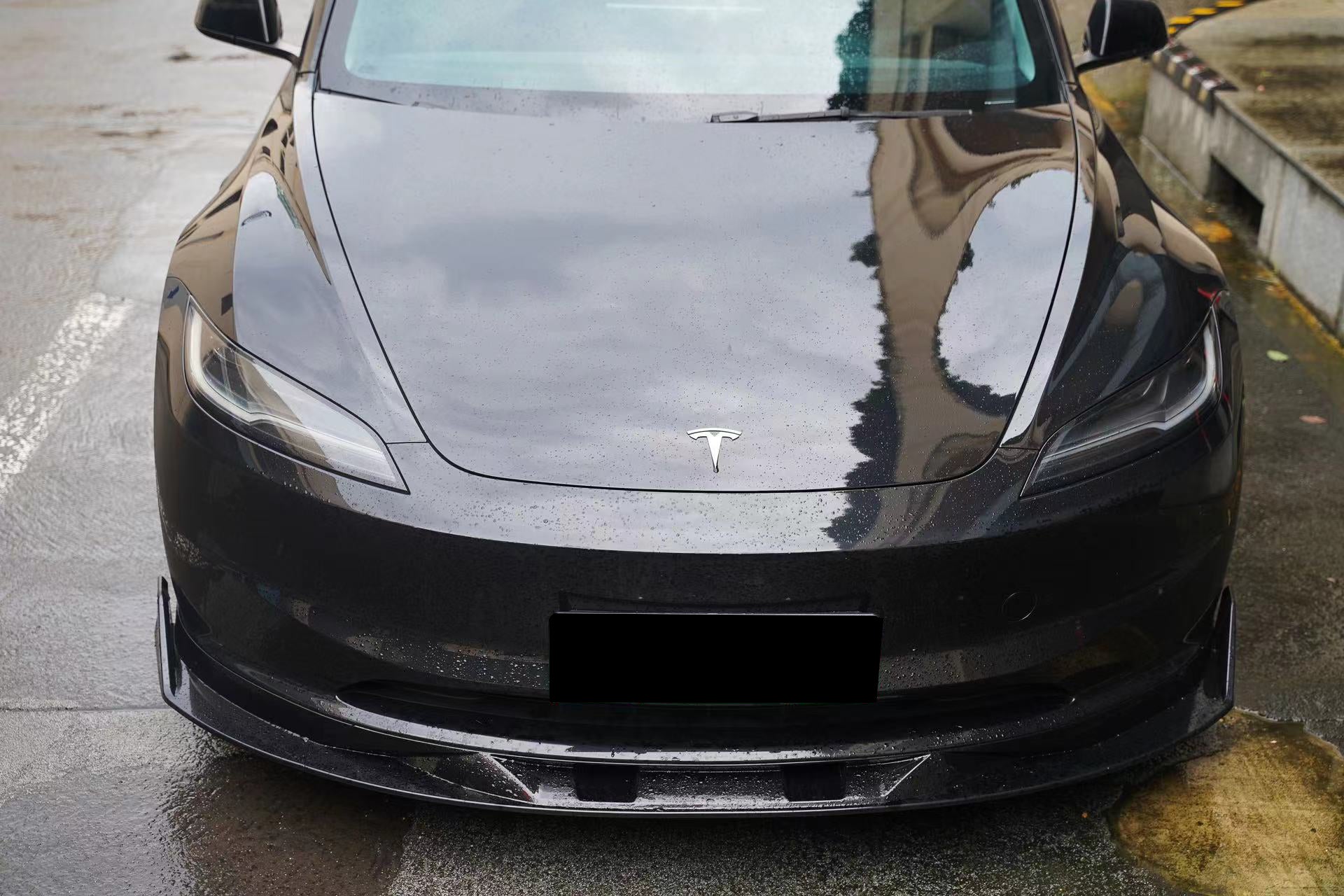 Kit de carrocería con diseño de fibra de carbono estilo Turbo Tesla Model 3 Highland RWD y AWD 2024-UP