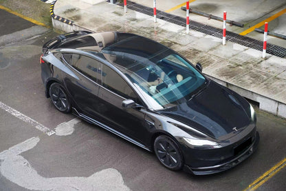 Kit de carrocería con diseño de fibra de carbono estilo Turbo Tesla Model 3 Highland RWD y AWD 2024-UP