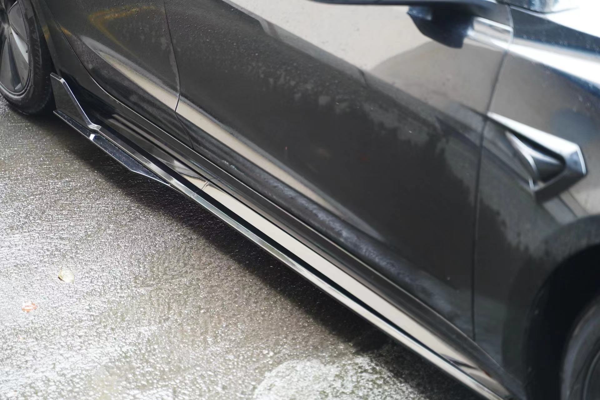 Kit de carrocería con diseño de fibra de carbono estilo Turbo Tesla Model 3 Highland RWD y AWD 2024-UP