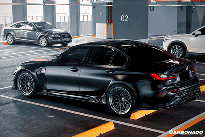 Carbonado 2021-UP BMW M3 G80 Only CS Style Dry Double Carbon Fiber Trunk