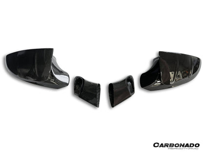 Carbonado MSY Style Autoclave Carbon Fiber Mirror Housing Replacement | 2019-2024 Ferrari F8
