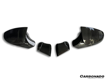 Carbonado MSY Style Autoclave Carbon Fiber Mirror Housing Replacement | 2019-2024 Ferrari F8