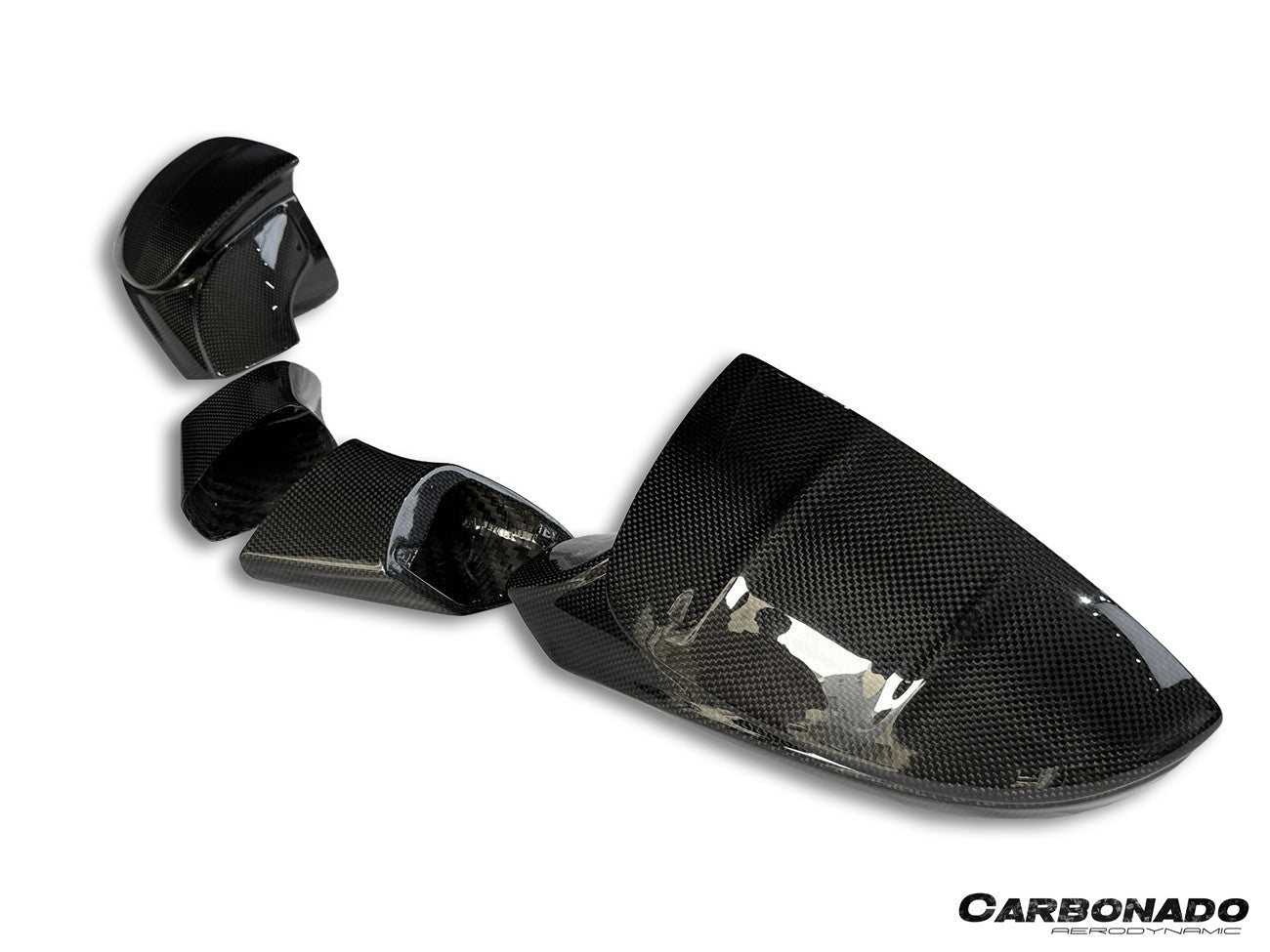 Carbonado MSY Style Autoclave Carbon Fiber Mirror Housing Replacement | 2019-2024 Ferrari F8