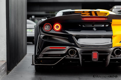 Carbonado MSY Style Autoclave Carbon Fiber Rear Diffuser | 2019-2024 Ferrari F8
