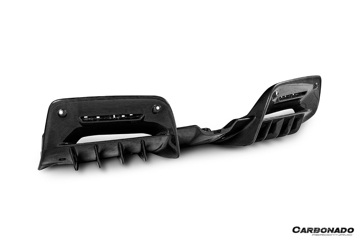 Carbonado OE Style Autoclave Carbon Fiber Rear Diffuser | 2020-UP Ferrari SF90 Stradale