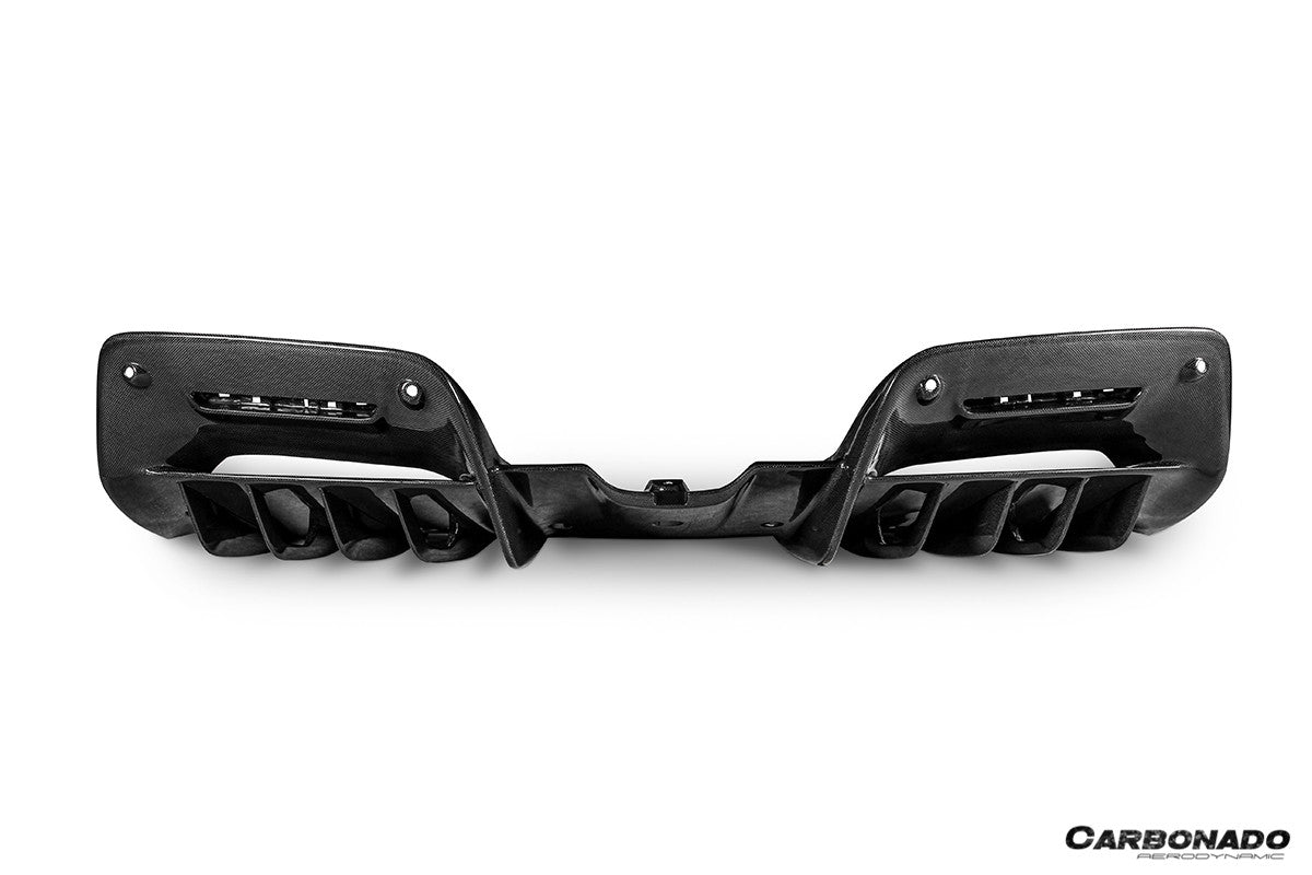 Carbonado OE Style Autoclave Carbon Fiber Rear Diffuser | 2020-UP Ferrari SF90 Stradale