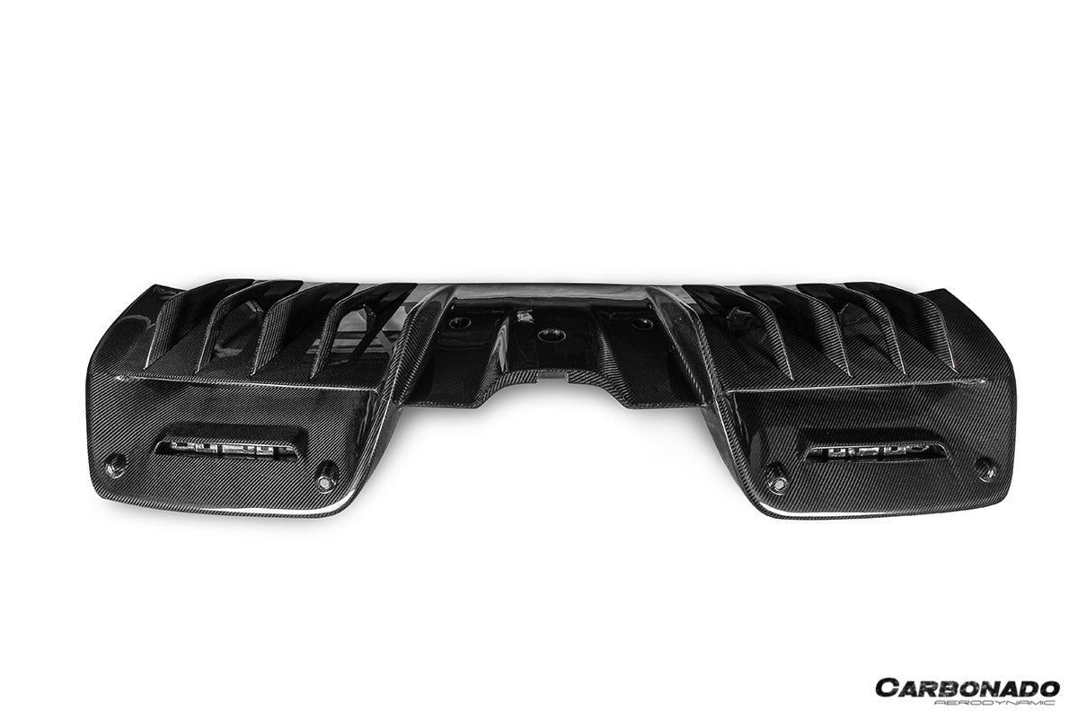 Carbonado OE Style Autoclave Carbon Fiber Rear Diffuser | 2020-UP Ferrari SF90 Stradale