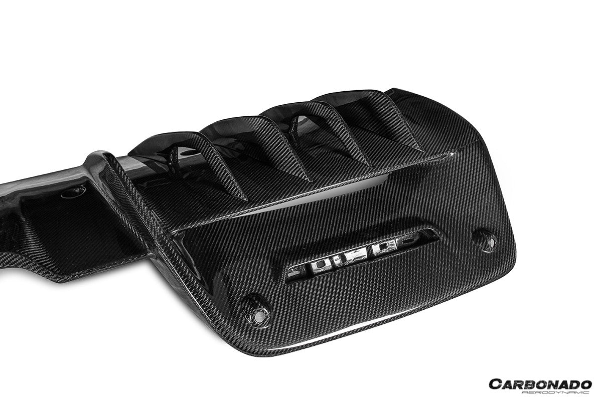 Carbonado OE Style Autoclave Carbon Fiber Rear Diffuser | 2020-UP Ferrari SF90 Stradale