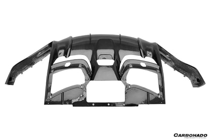 Carbonado 2023-2025 Ferrari Purosangue FUV Type F175 OEM Style Dry Carbon Fiber Rear Diffuser