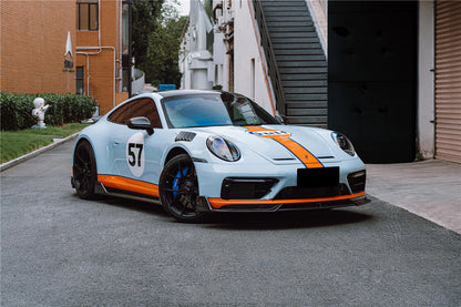 Carcasa de espejo de fibra de carbono autoclave estilo Porsche 911 992 Carrera Taycan Carbonado 2019-2024 | 4, S, 4S, GTS, Turbo, Turbo S, GT3, GT3 RS