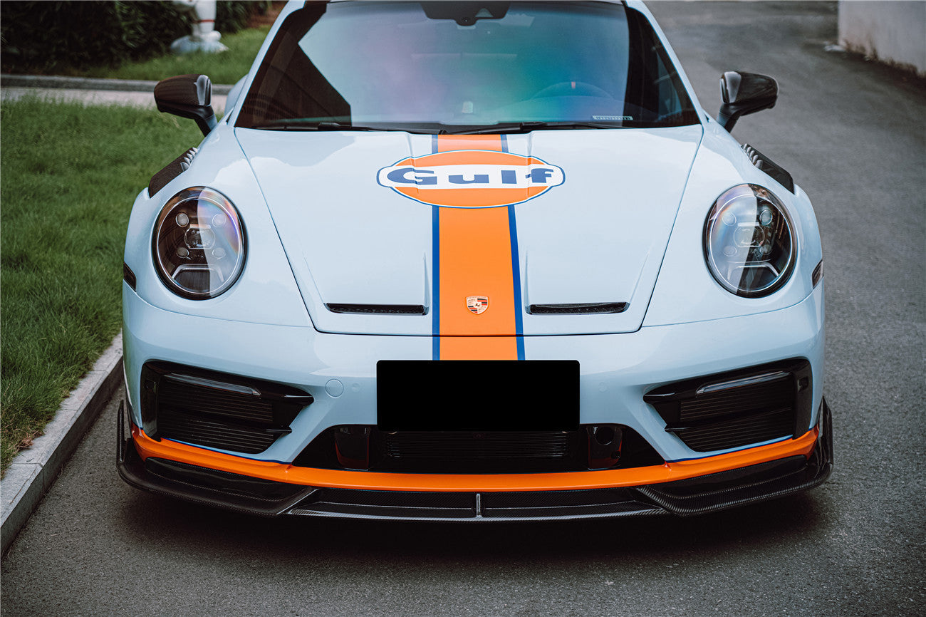 Carcasa de espejo de fibra de carbono autoclave estilo Porsche 911 992 Carrera Taycan Carbonado 2019-2024 | 4, S, 4S, GTS, Turbo, Turbo S, GT3, GT3 RS