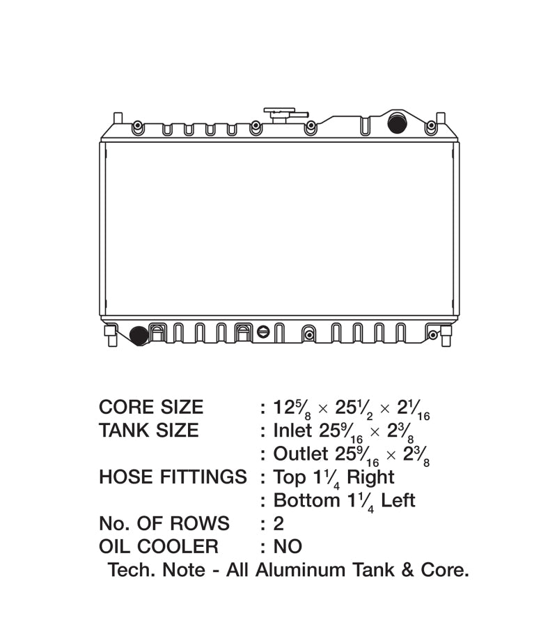 CSF Radiator (98-05 Mazda Miata NB)